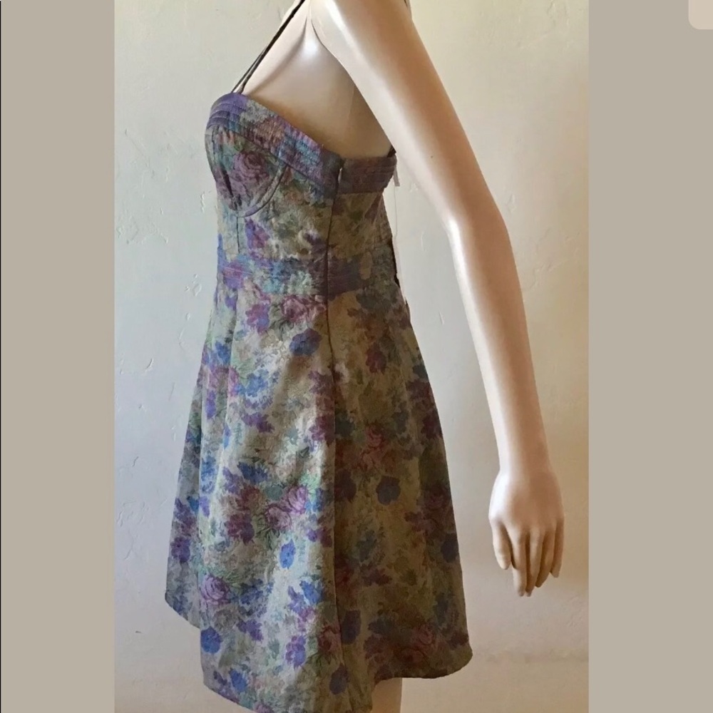 Free People Foiled Tapestry Mini Dress - Picture 3 of 8